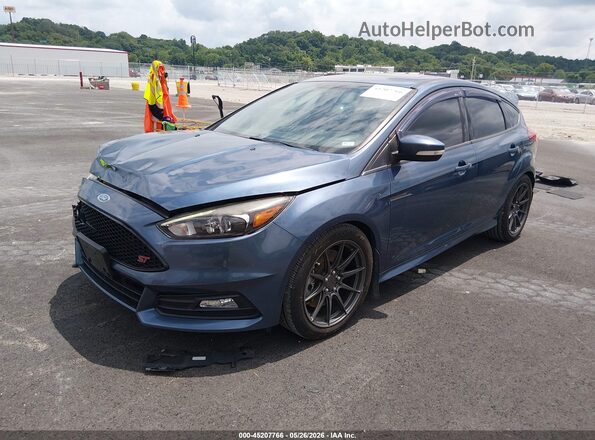 1FADP3L90JL303150 2018 FORD FOCUS ST Blue Передня ліва чверть