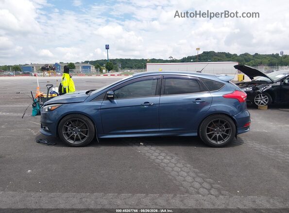 1FADP3L90JL303150 2018 FORD FOCUS ST Blue Панорамний вид салону 360°