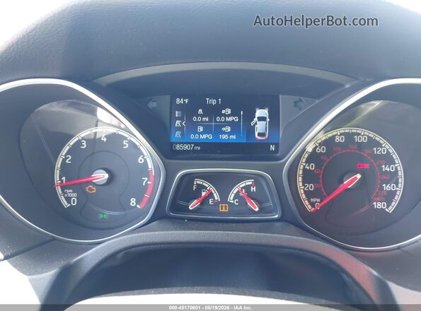 1FADP3L91GL234381 2016 FORD FOCUS ST White Вид задніх сидінь