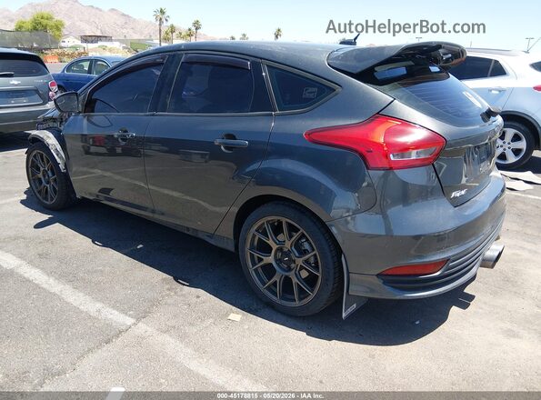 1FADP3L91HL284926 2017 FORD FOCUS ST Gray Rear left