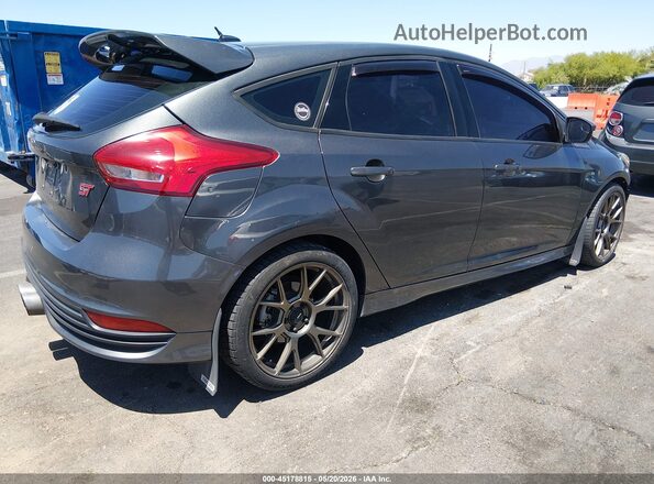 1FADP3L91HL284926 2017 FORD FOCUS ST Gray Rear right