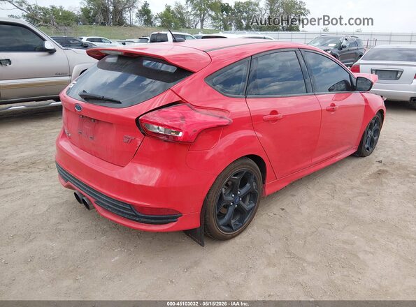 1FADP3L92HL233953 2017 FORD FOCUS ST Красный Задняя правая четверть