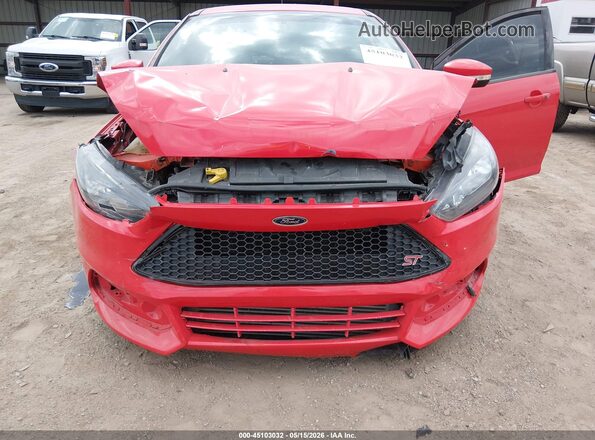 1FADP3L92HL233953 2017 FORD FOCUS ST Красный Вид спереди