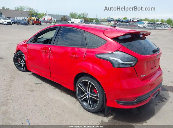 1FADP3L92HL297524 2017 FORD FOCUS ST Red Rear left
