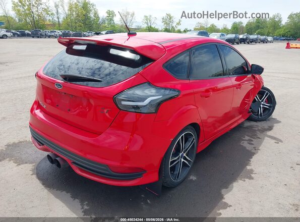 1FADP3L92HL297524 2017 FORD FOCUS ST Red Rear right