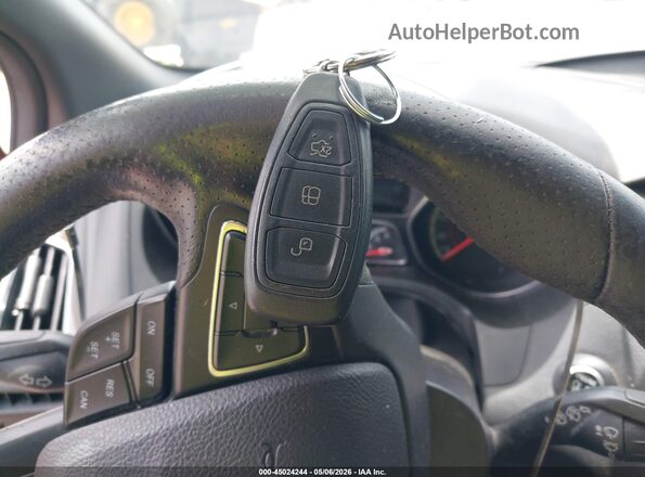 1FADP3L92HL297524 2017 FORD FOCUS ST Red Dashboard view