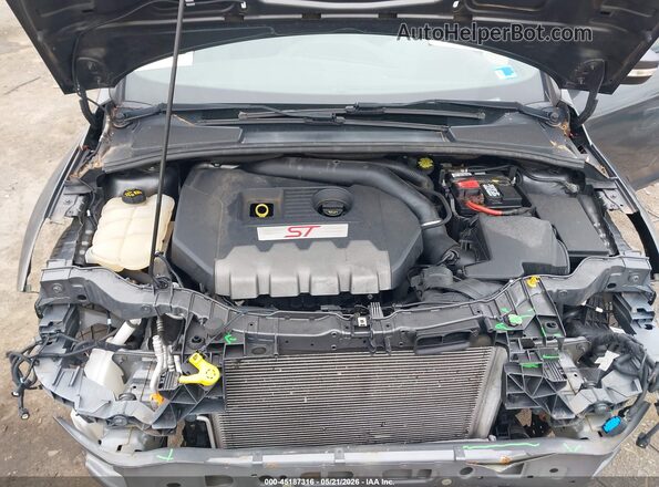 1FADP3L92JL276260 2018 FORD FOCUS ST Серый Вид сзади