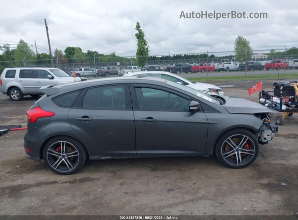 1FADP3L92JL276260 2018 FORD FOCUS ST Серый Вид задней части салона