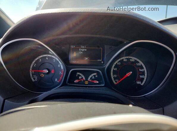 1FADP3L93JL331749 2018 FORD FOCUS Gray Instrument cluster view