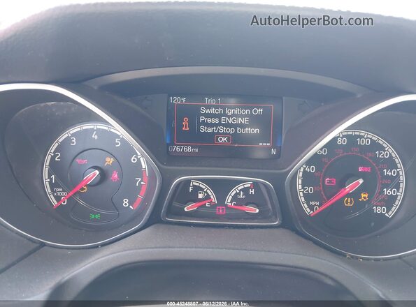 1FADP3L94JL213306 2018 FORD FOCUS ST Синий 