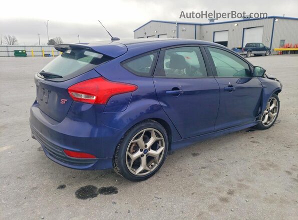 1FADP3L95GL318087 2016 FORD FOCUS Blue Rear right