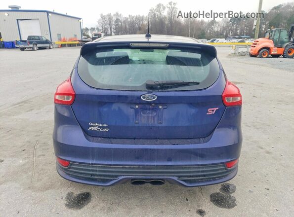 1FADP3L95GL318087 2016 FORD FOCUS Blue Rear view