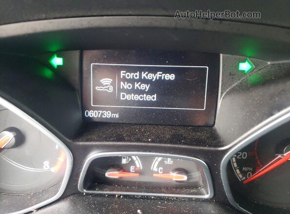 1FADP3L95GL318087 2016 FORD FOCUS Blue Instrument cluster view