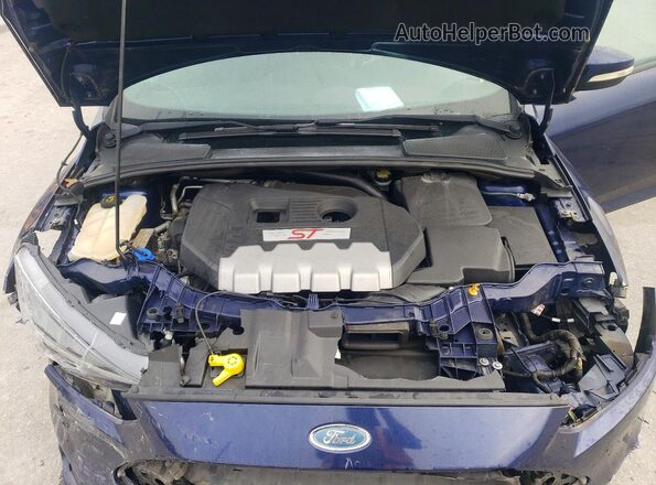 1FADP3L95GL318087 2016 FORD FOCUS Blue Engine compartment view