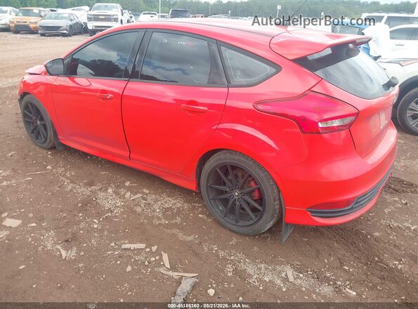 1FADP3L95HL334033 2017 FORD FOCUS ST Red Задня ліва чверть
