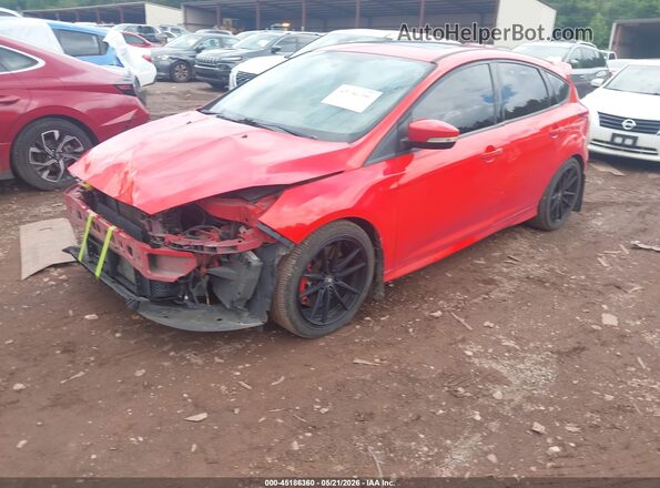 1FADP3L95HL334033 2017 FORD FOCUS ST Red Передня ліва чверть