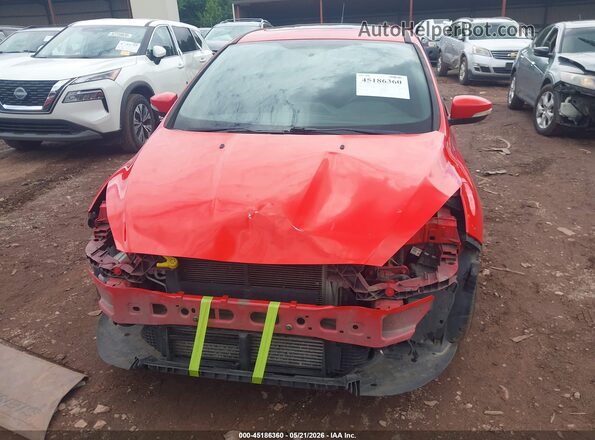 1FADP3L95HL334033 2017 FORD FOCUS ST Red Вид щитка приладів