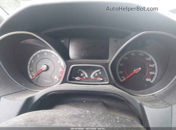 1FADP3L95HL334033 2017 FORD FOCUS ST Red Вид задніх сидінь