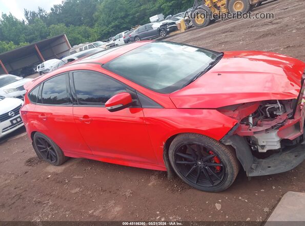 1FADP3L95HL334033 2017 FORD FOCUS ST Red Вид задньої частини салону