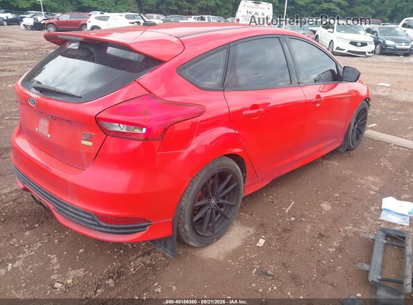 1FADP3L95HL334033 2017 FORD FOCUS ST Red Задня права чверть