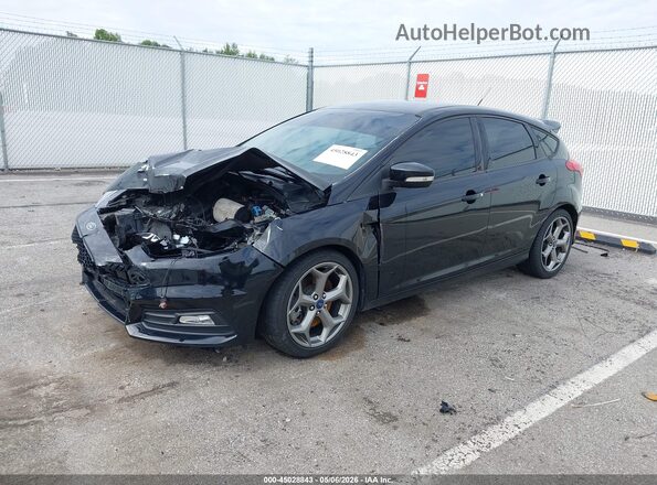 1FADP3L95JL332451 2018 FORD FOCUS ST Black Передня ліва чверть