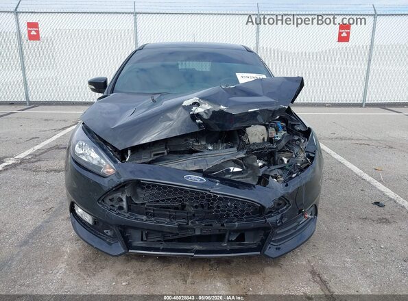 1FADP3L95JL332451 2018 FORD FOCUS ST Black Вид щитка приладів