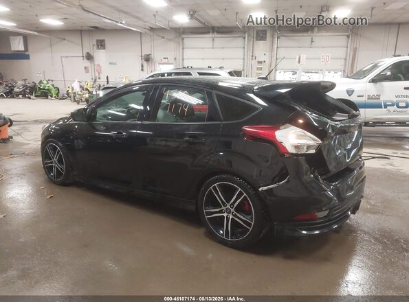 1FADP3L96HL334185 2017 FORD FOCUS ST Black Rear left
