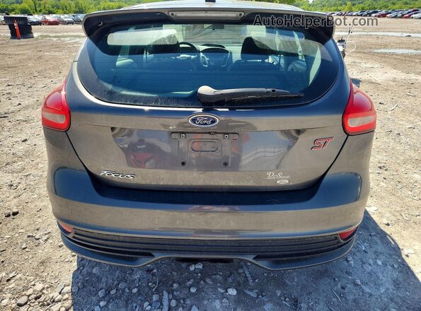 1FADP3L98GL262663 2016 FORD FOCUS Gray Widok z tyłu