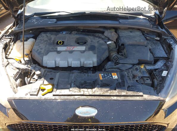 1FADP3L98HL251227 2017 FORD FOCUS ST Black Rear view