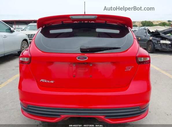 1FADP3L99HL258249 2017 FORD FOCUS ST Red 