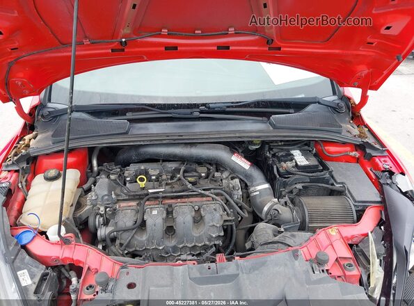 1FADP3L99HL258249 2017 FORD FOCUS ST Red უკანა ხედი