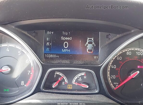 1FADP3L99HL258249 2017 FORD FOCUS ST Red 