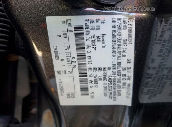1FADP3L9XJL255303 2018 FORD FOCUS Gray 