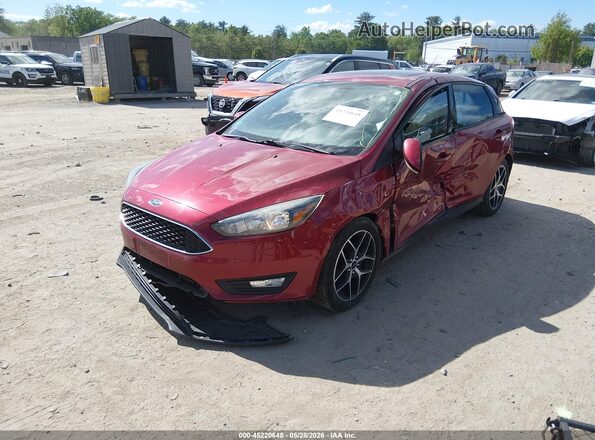 1FADP3M20HL311289 2017 FORD FOCUS Red Առջևի ձախ երեք քառորդ տեսարան