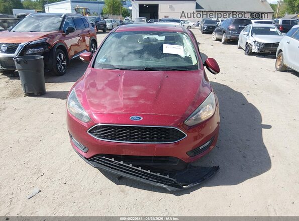 1FADP3M20HL311289 2017 FORD FOCUS Red Սարքավորումների վահանակի տեսք