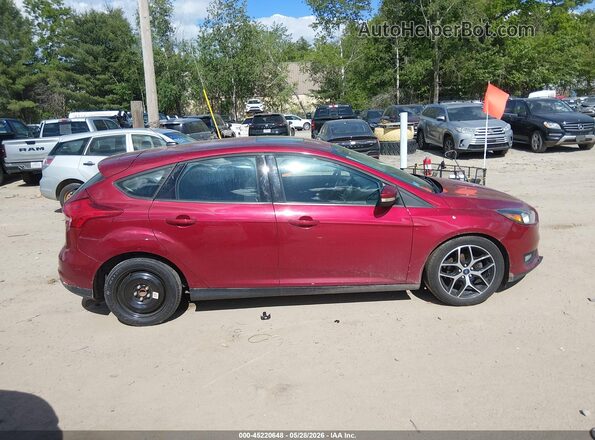 1FADP3M20HL311289 2017 FORD FOCUS Red Սալոնի հետևի տեսք