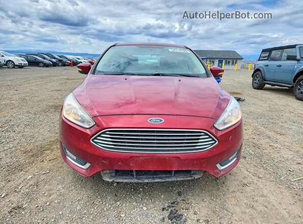1FADP3N2XHL264870 2017 FORD FOCUS Red Вид спереду