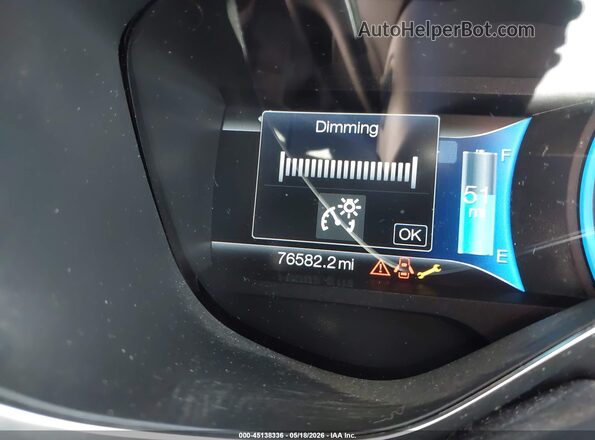 1FADP3R42HL263787 2017 FORD FOCUS ELECTRIC Красный Вид щитка приборов