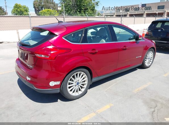 1FADP3R42HL263787 2017 FORD FOCUS ELECTRIC Красный Задняя правая четверть