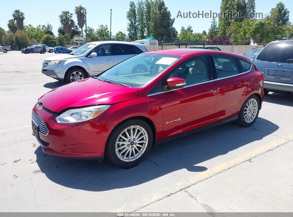 1FADP3R42HL263787 2017 FORD FOCUS ELECTRIC Красный Передняя левая четверть