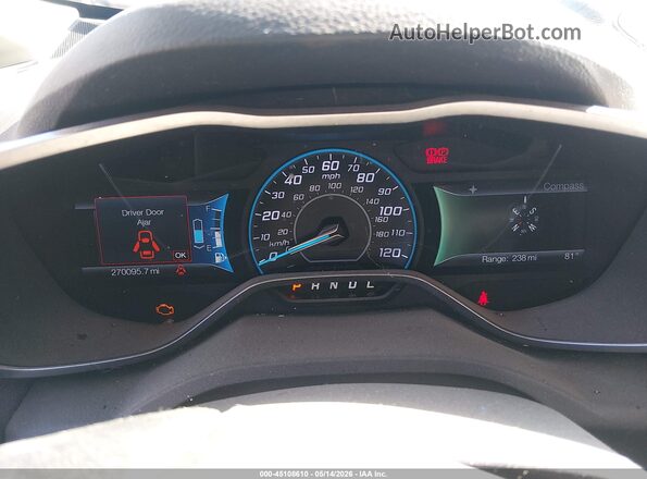 1FADP5AU5GL114831 2016 FORD C-MAX HYBRID Серебряный Вид задних сидений