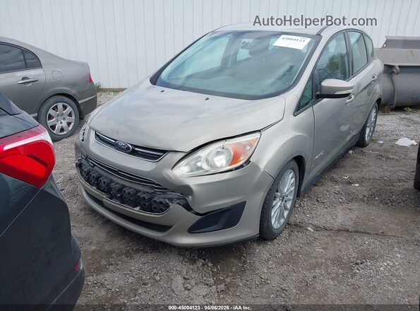 1FADP5AU9GL110281 2016 FORD C-MAX HYBRID Золотой Передняя левая четверть