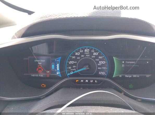 1FADP5AU9GL117148 2016 FORD C-MAX HYBRID Silver Вид задніх сидінь