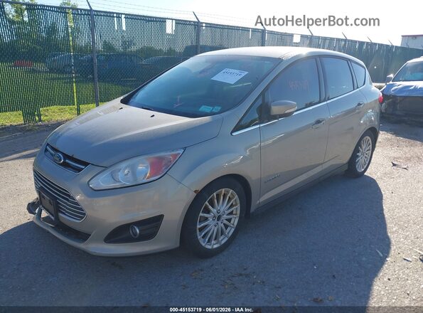 1FADP5BU8GL107886 2016 FORD C-MAX HYBRID Tan Front left