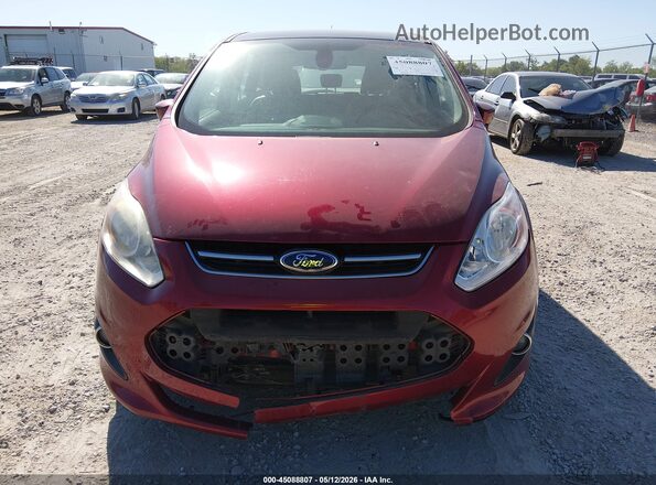 1FADP5CU0GL107198 2016 FORD C-MAX ENERGI Red Widok z przodu