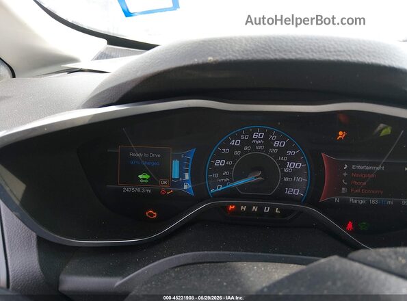1FADP5CU0GL115527 2016 FORD C-MAX ENERGI Black Rear seats view