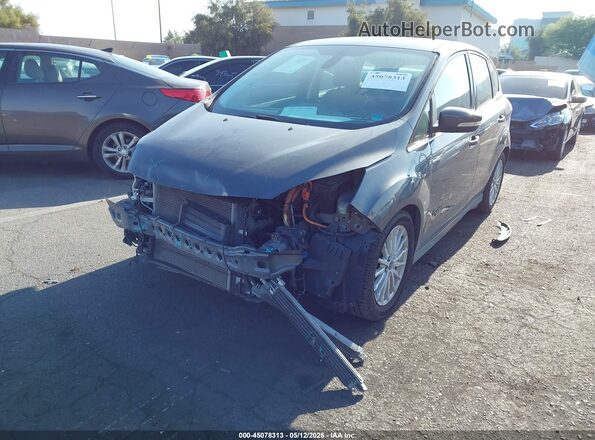 1FADP5CU2GL120566 2016 FORD C-MAX ENERGI Gray Առջևի ձախ երեք քառորդ տեսարան