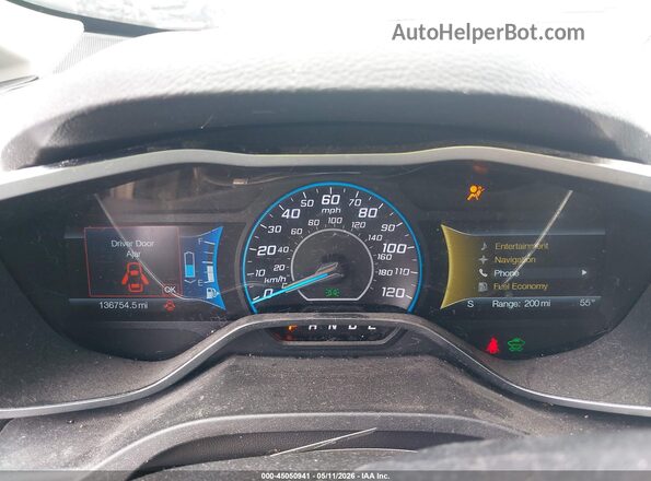1FADP5CU3GL113660 2016 FORD C-MAX ENERGI Beige Rear seats view