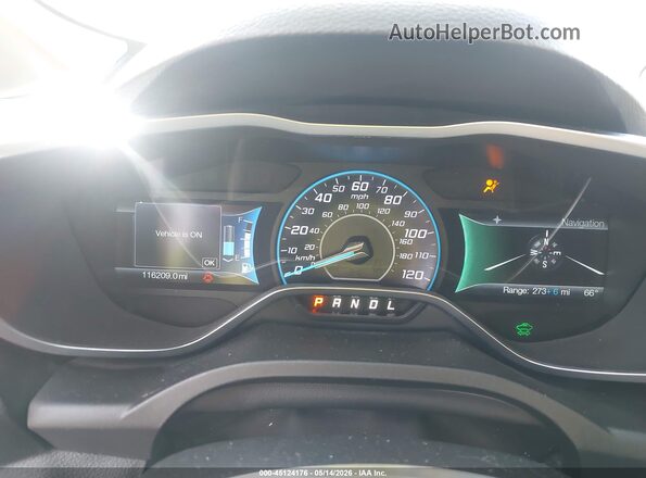 1FADP5CU6GL101678 2016 FORD C-MAX ENERGI Silver Widok tylnych siedzeń