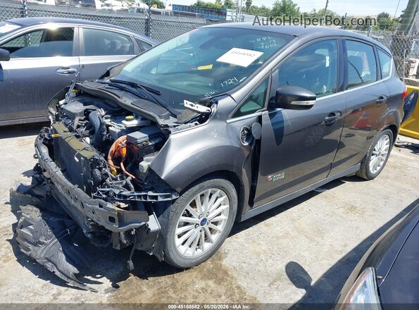 1FADP5CU9GL101724 2016 FORD C-MAX ENERGI Gray წინა მარცხენა ხედი სამი მეოთხედიდან